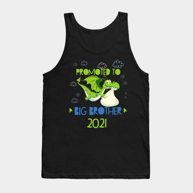 Dragon Big Brother Pregnant 2021 Gift Idea Tank Top by alpmedia